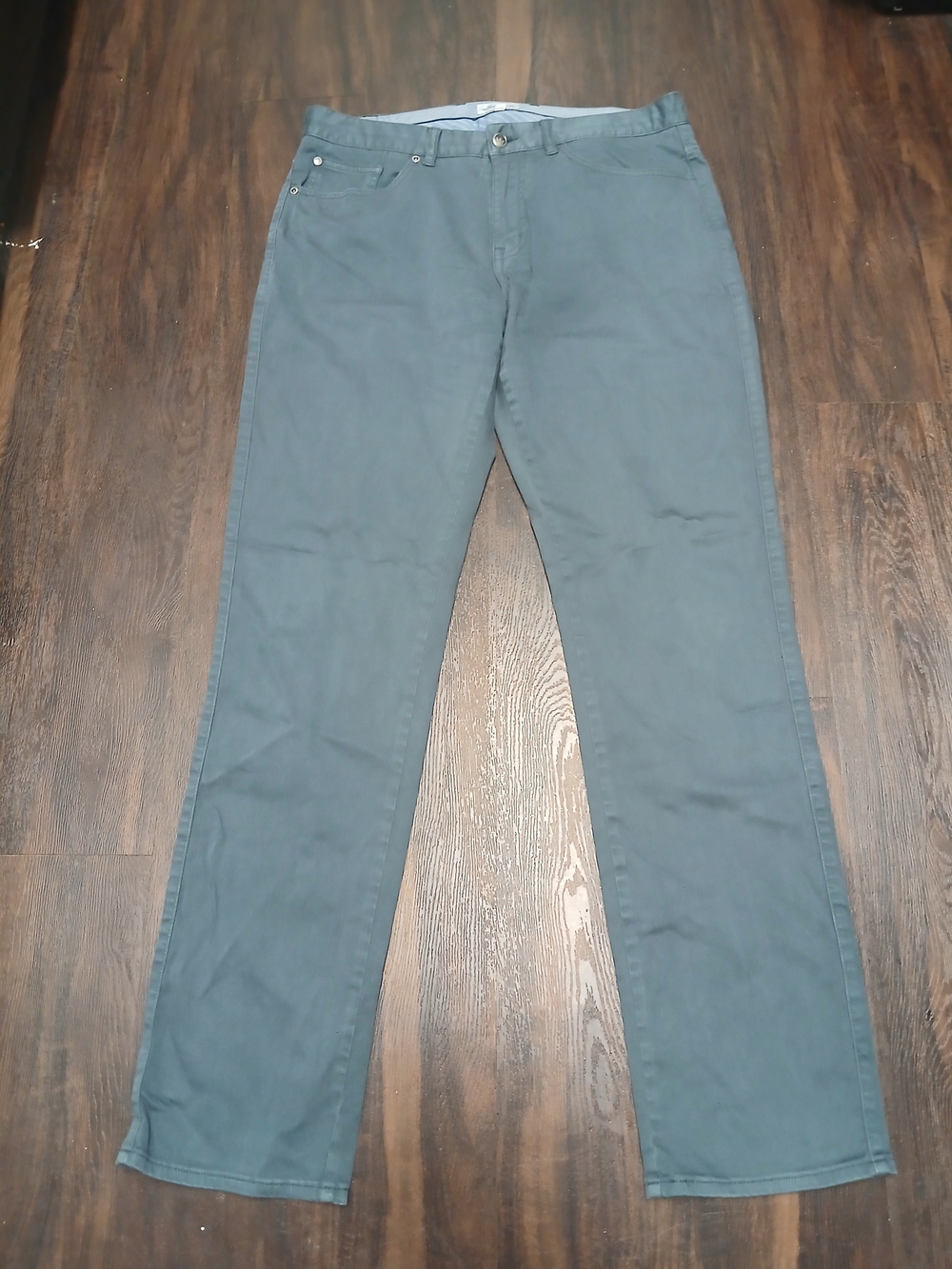 Peter Millar Men's Slate Gray Relaxed Jeans